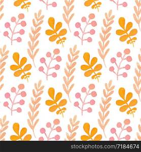 Watercolor autumn seamless pattern. Bright paint background. Can be used for wrapping paper and fabric design. Watercolor autumn seamless pattern. Bright paint background. Can be used for wrapping paper and fabric design.