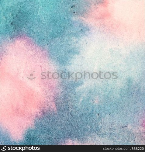 Watercolor background, art abstract colorful watercolor painting textured design on white paper background