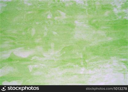 Watercolor background, art abstract green watercolor painting textured design on white paper background