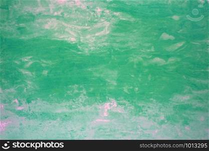 Watercolor background, art abstract green watercolor painting textured design on white paper background