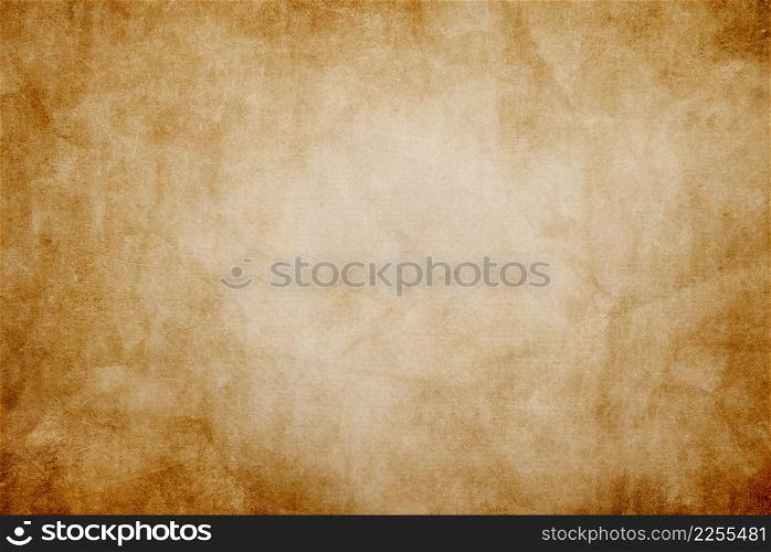 Watercolor brown vintage Paper texture background, kraft paper horizontal with Unique design of paper, Soft natural paper style For aesthetic creative design