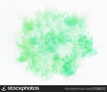 watercolor emerald green cloud shape