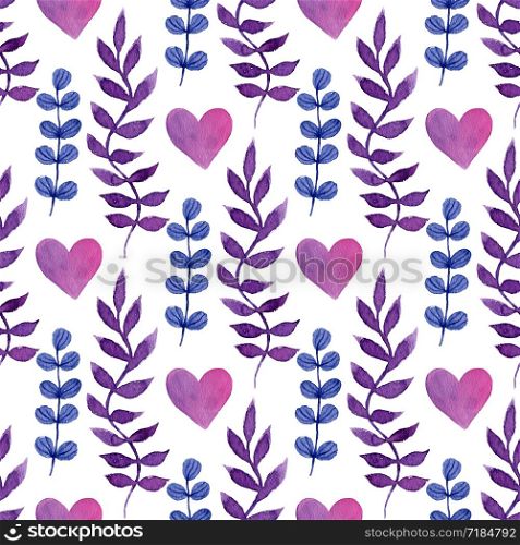 Watercolor floral seamless pattern. Hand paint background. Can be used for wrapping, textile, wallpaper and package design.. Watercolor floral seamless pattern. Hand paint background. Can be used for wrapping, textile, wallpaper and package design