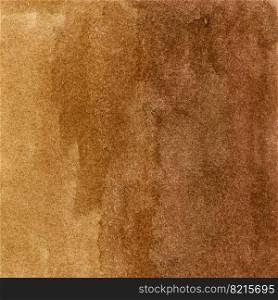 Watercolor gradient brown background with brush strokes and smudges. Hand-drawn illustration. Watercolor gradient brown background with brush strokes and smudges