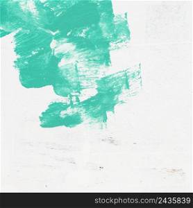watercolor green brush strokes background white surface