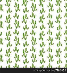 Watercolor green leaves seamless pattern. Hand paint background. Can be used for wrapping, textile, wallpaper and package design.. Watercolor green leaves seamless pattern. Hand paint background. Can be used for wrapping, textile, wallpaper and package design