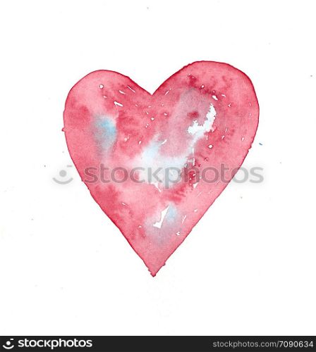 watercolor handmade heart