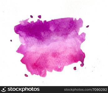 watercolor pink purple label background
