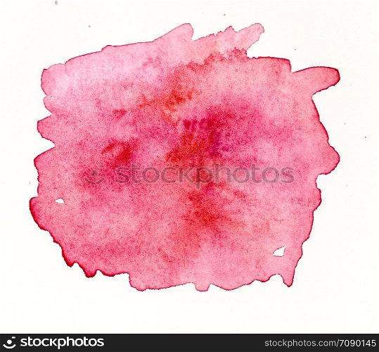 watercolor red background,label