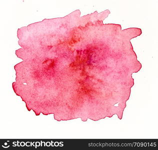 watercolor red background,label