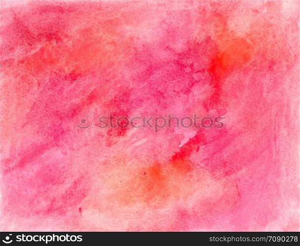 watercolor red pink background