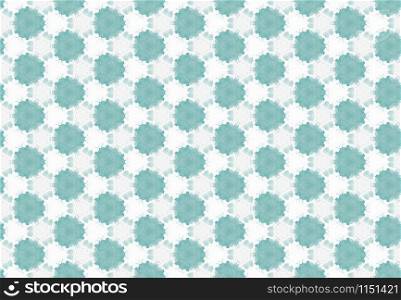 Watercolor seamless geometric pattern design illustration. Background texture. In blue and white colors.