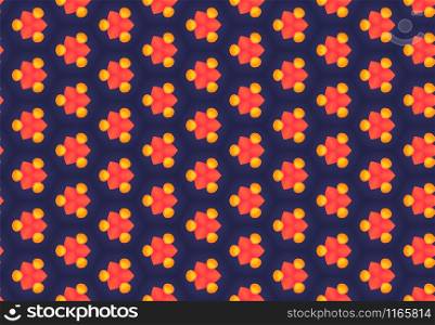 Watercolor seamless geometric pattern design illustration. Background texture. In blue, yellow, red and orange colors.