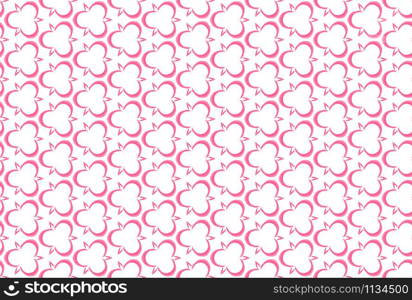 Watercolor seamless geometric pattern design illustration. Background texture. In pink and white colors.
