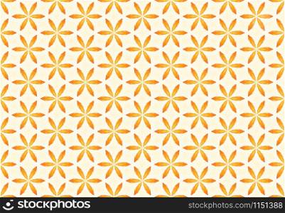 Watercolor seamless geometric pattern design illustration. Background texture. In yellow, orange colors on white background.