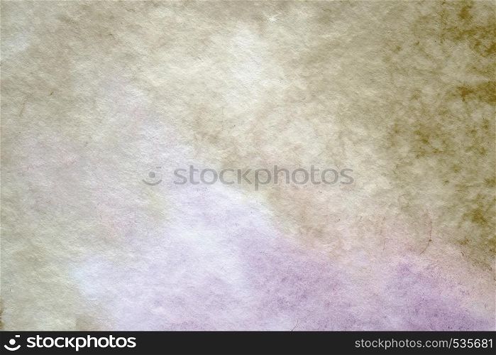 Watercolour background, art abstract brown and purple watercolour painting textured design on white paper background