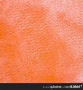Watercolour background, art abstract orange watercolour painting textured design on white paper background