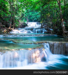 Waterfall at Huay Mae Khamin National Park, Thailand