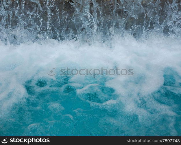 Waterfall cascade. View of water fall or cascade