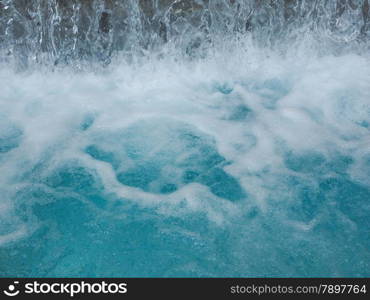 Waterfall cascade. View of water fall or cascade