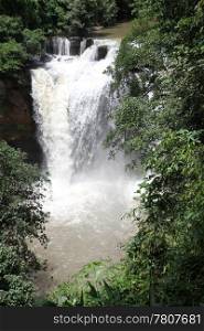 Waterfall Haew Suwat in Khao Yai national park, Thailand
