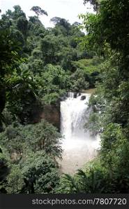 Waterfall Haew Suwat in Khao Yai national park, Thailand