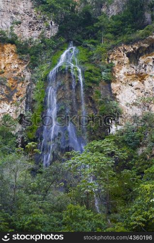 Waterfall in a forest, Sumidero Canyon, Chiapas, Mexico