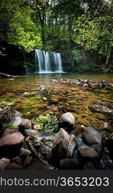 Waterfall in Brecon Beacons