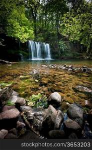 Waterfall in Brecon Beacons