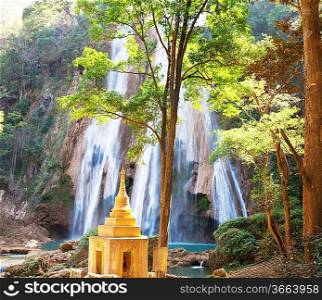 waterfall in Myanmar