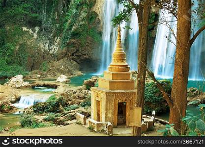 waterfall in Myanmar