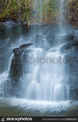 Waterfall in the Pas Valley, Cantabria, Spain