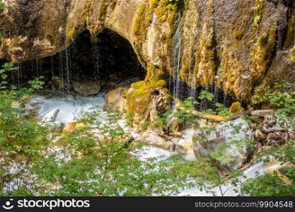 Waterfall in Vanoise national Park, Savoie, French alps. Waterfall in Vanoise national Park, French alps