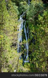 Waterfall in Vanoise national Park, Savoie, French alps. Waterfall in Vanoise national Park, French alps