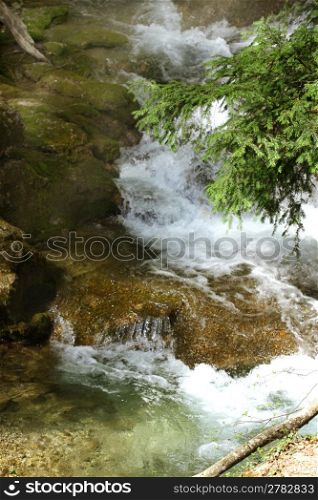 Waterfall Jur-Jur in Cremea.