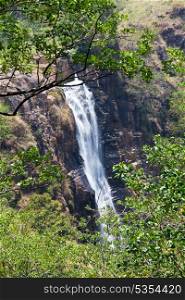 Waterfall on Sri Lanka,Horton Place