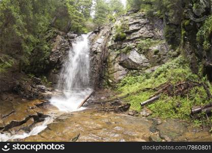 Waterfall Saint Spirit and Spring in Rhodopes Mountains, Bulgaria