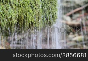 waterfall silver stream in Crimea.