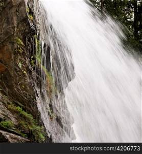Waterfall, Steinsdalsfossen, Norheimsund, Hardangervidda, Hardanger, Norway