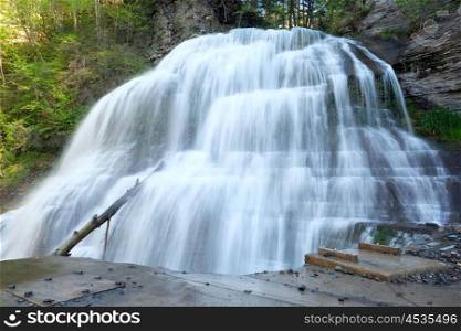 Waterfalls at Robert H. Treman State Park near Ithaca, New York