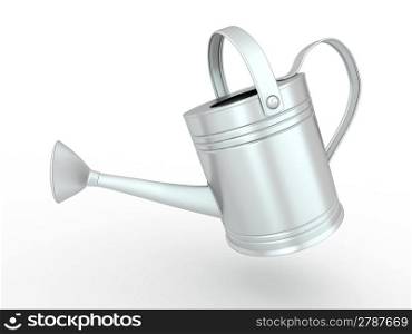 Watering can on white isolated background. 3d
