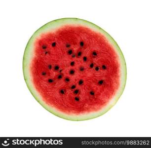Watermelon isolated on white background. Watermelon