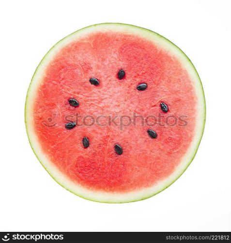 Watermelon on white background.