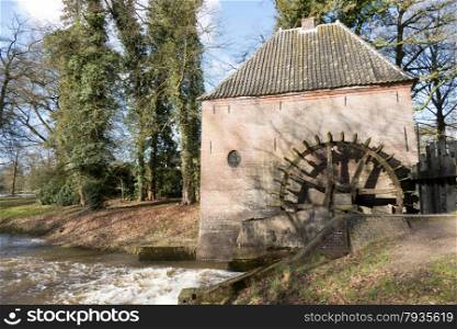 Watermill at Hackfort castle.