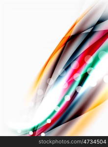 Wave abstract background, template