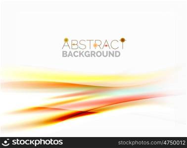 Wave abstract background, template