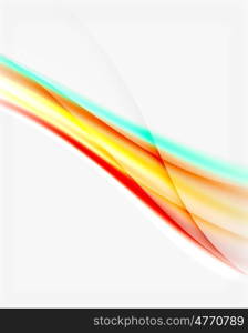 Wave abstract background, template