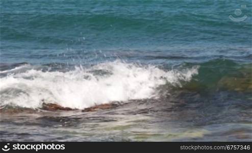 Wave Crashing on the Shore