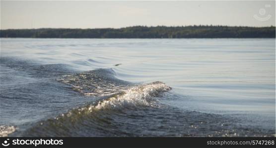 Wave in the Lake, Kenora, Lake of The Woods, Ontario, Canada