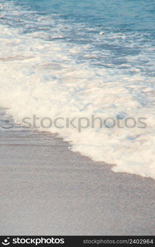 Wave of the sea on the beach